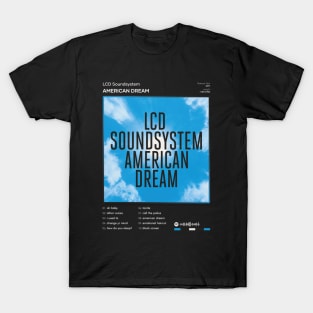 LCD Soundsystem - american dream Tracklist Album T-Shirt